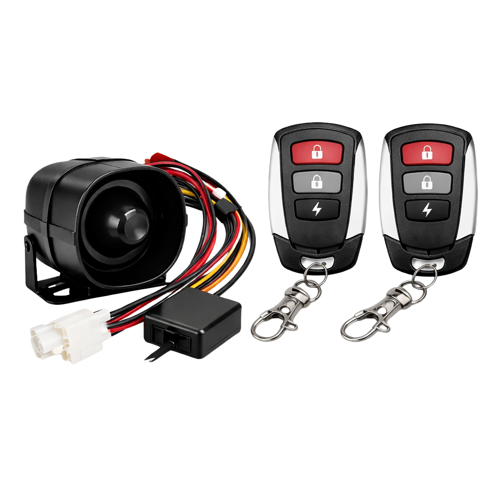 אזעקה עם שלט ומשבית